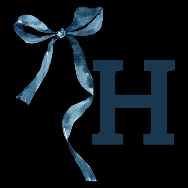 Monogram h Geschenkidee