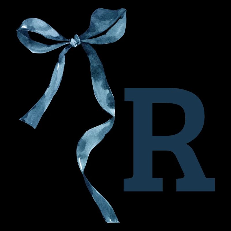 Monogramm r Geschenkidee