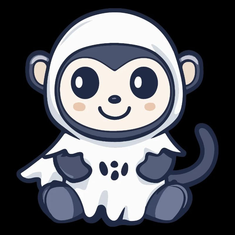 Affe Halloween Geist