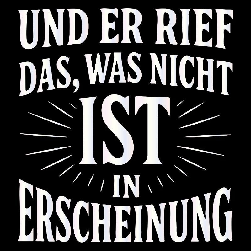 And he called forth that which is not