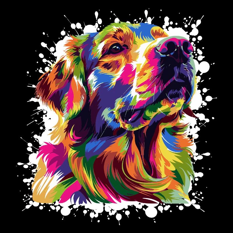 Graffiti d’art chien