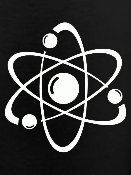 Atomic Model Line Art