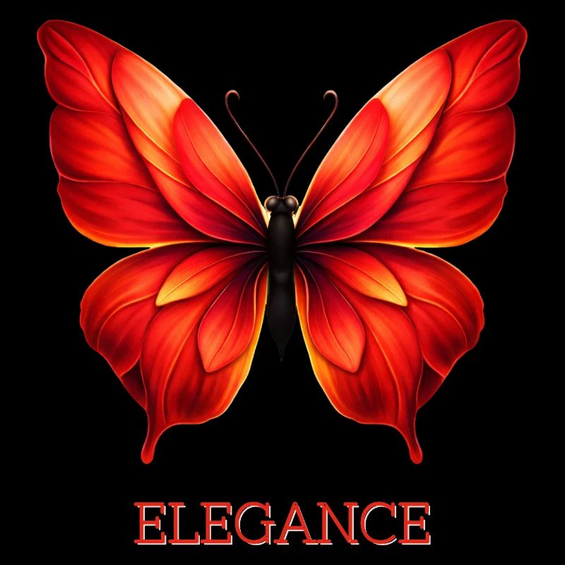 ELEGANCE Éliganze Papillon Schmetterling