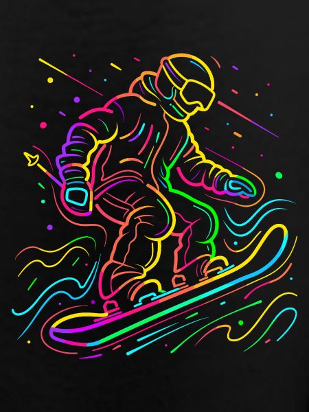 Snowboarder Retrowave