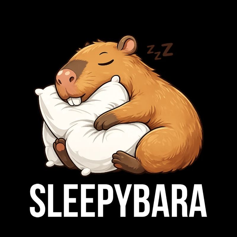 Capybara Sleeping Funny