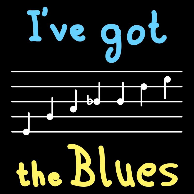 Blues Tonleiter in E - hell