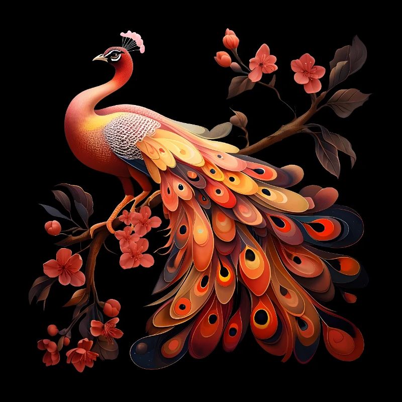 Elegance in feathers: