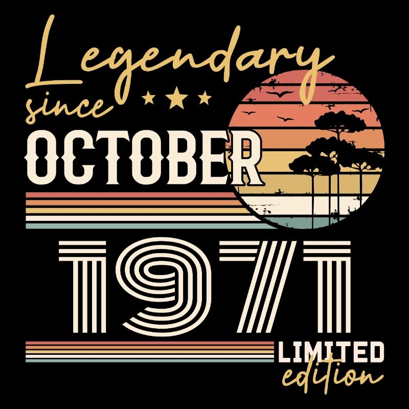 October 1971 Gift - Awesome Since October 1971