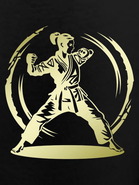Karate Silhouette Fighter