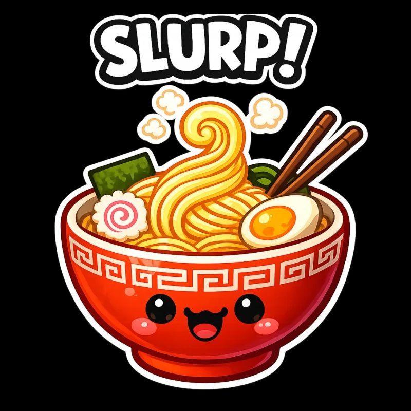 Kawaii Ramen Smiling Bowl