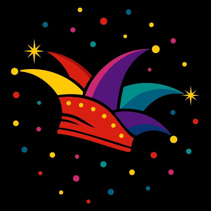 Fool's Cap with Confetti – Carnival & Carnival