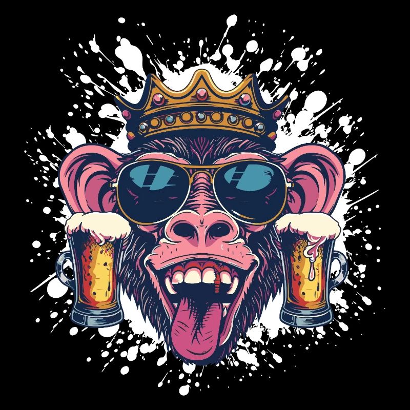 Monkey Beer Funny