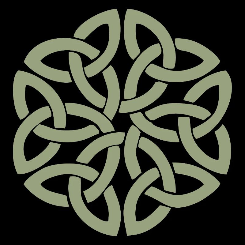 Circular Celtic Knot Interlace