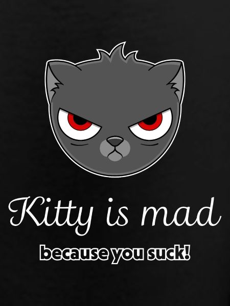offended cat