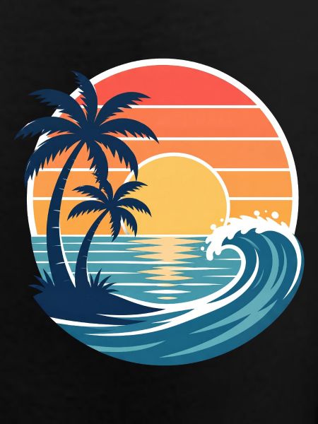 Sunset Beach Palms