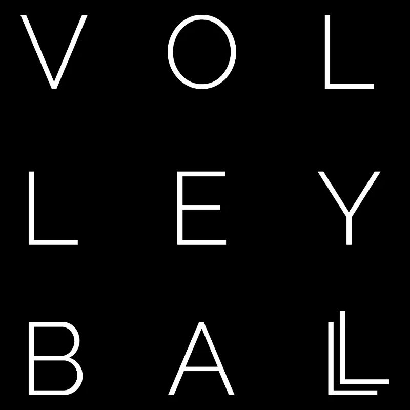 volleyball icon Logo icon idea font Vector