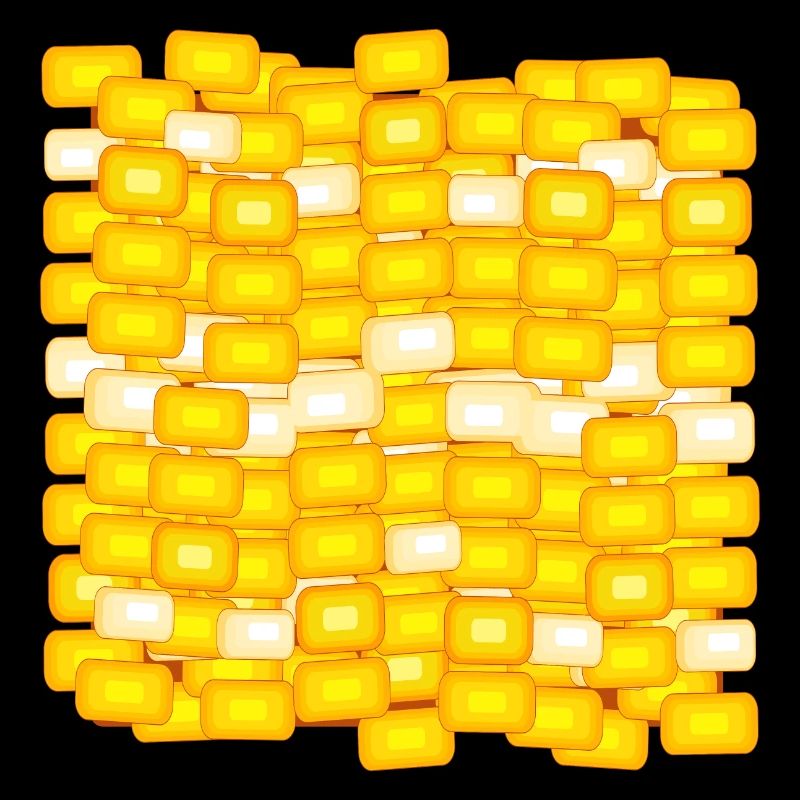 SWEET CORN COSTUMES - CORN PATTERN - YELLOW