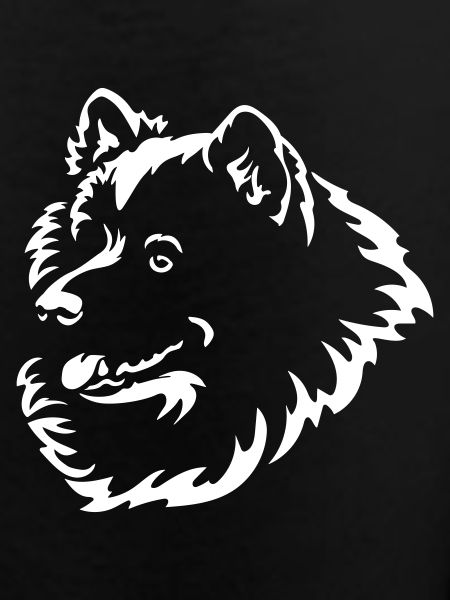 Samoyed Head "Black Edition"