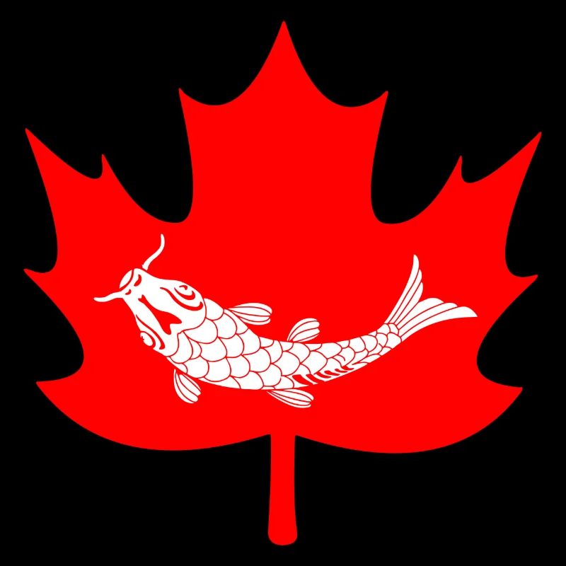 Logo du poisson-feuille d’érable du Canada