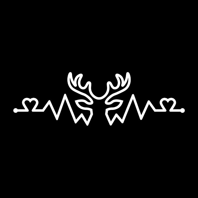 Hirschherzfrequenz und Herzen