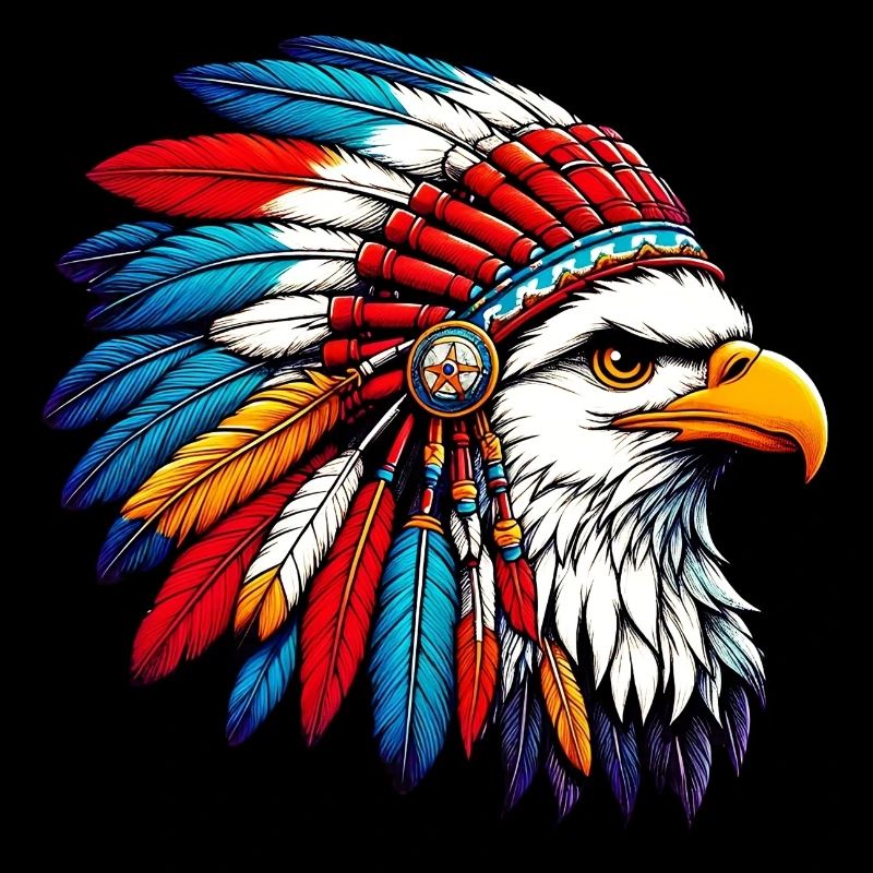 American Indian Eagle American Red Skins