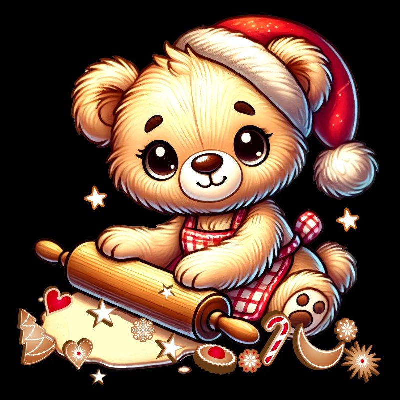 Cuisson de Noël Teddy – Douce joie festive