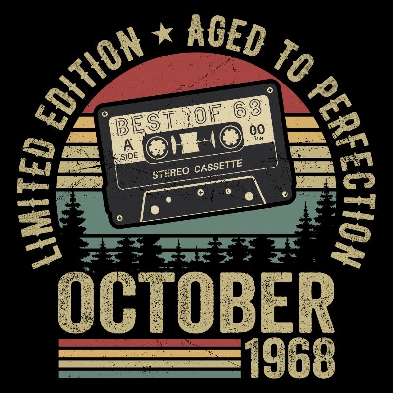 Oldtimer Oktober 1968 Geburtstag Geschenk Oktober