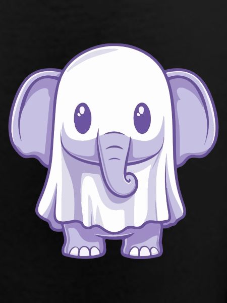 Elephant Halloween Ghost