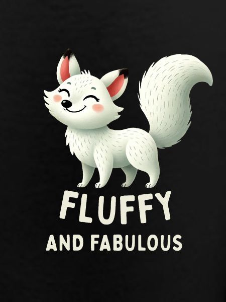 Fluffy White Fox