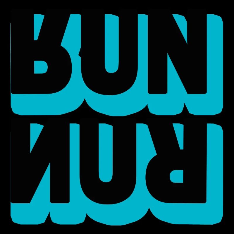 Running Run Typography