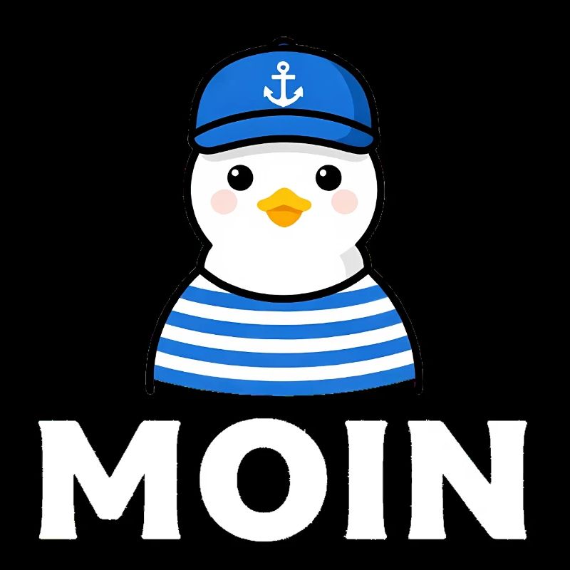 Moin Möwe im Sailor-Stil
