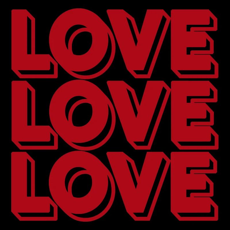 Retro Love Typography