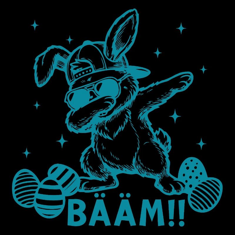 Funny Easter Dabbing Easter Bunny Bääm