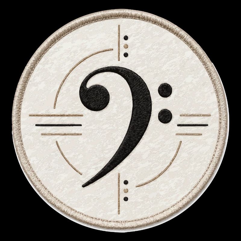 Bass clef on patch