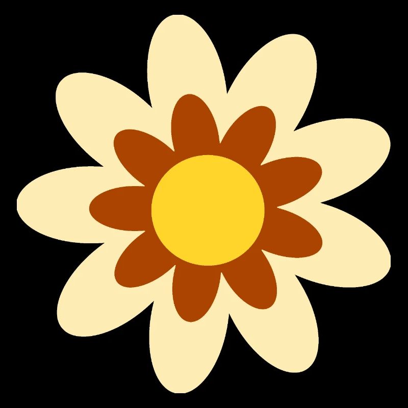 70s Flower Pattern Hippie Gift