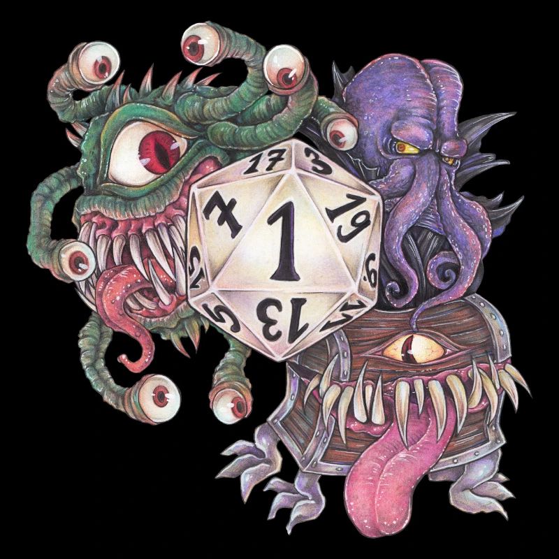 Rollenspiel Tabletop D20 Würfel Geschenk Fail