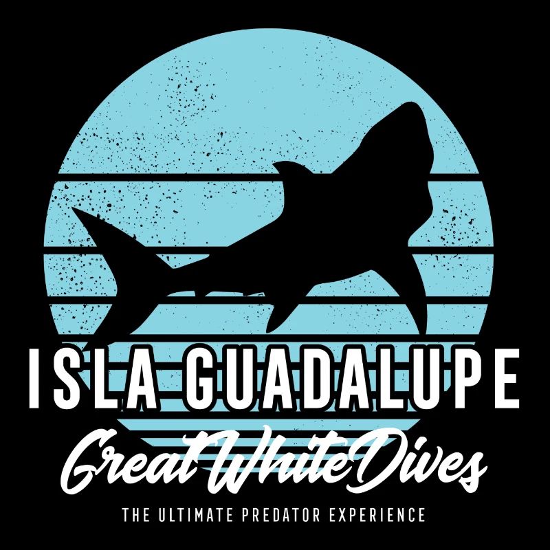 Isla Guadalupe Great White Shark Dives