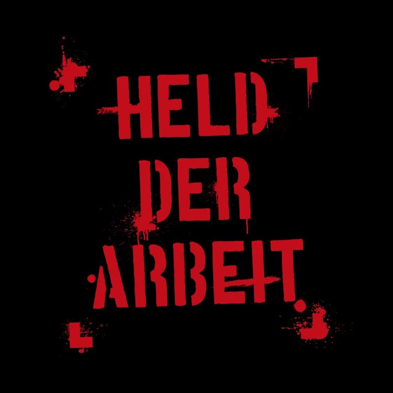 Held der Arbeit - rot