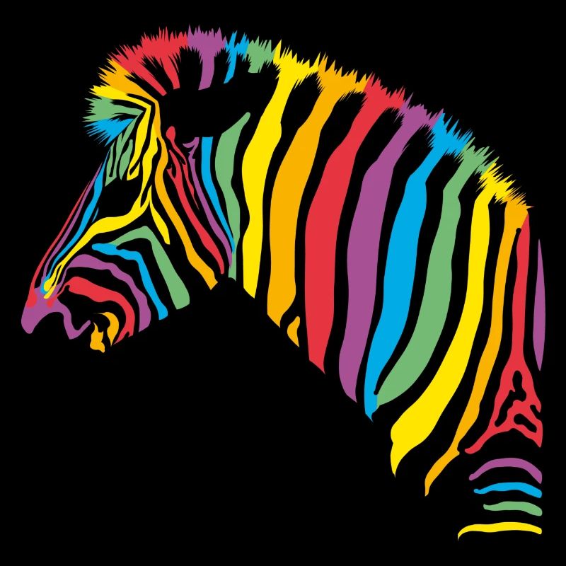 rainbow zebra