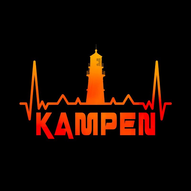 Kampen lighthouse design / gift idea