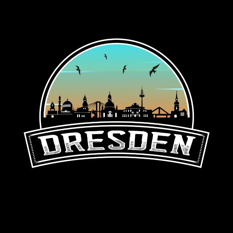 Dresden Germany Skyline German Souvenir
