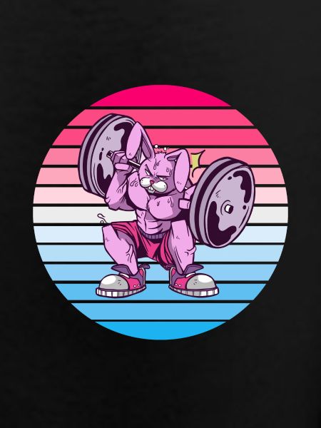 Rabbit Bodybuilder Design