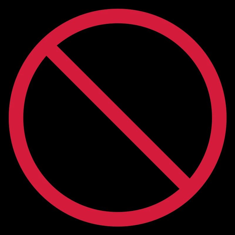 Signe interdit de baiser