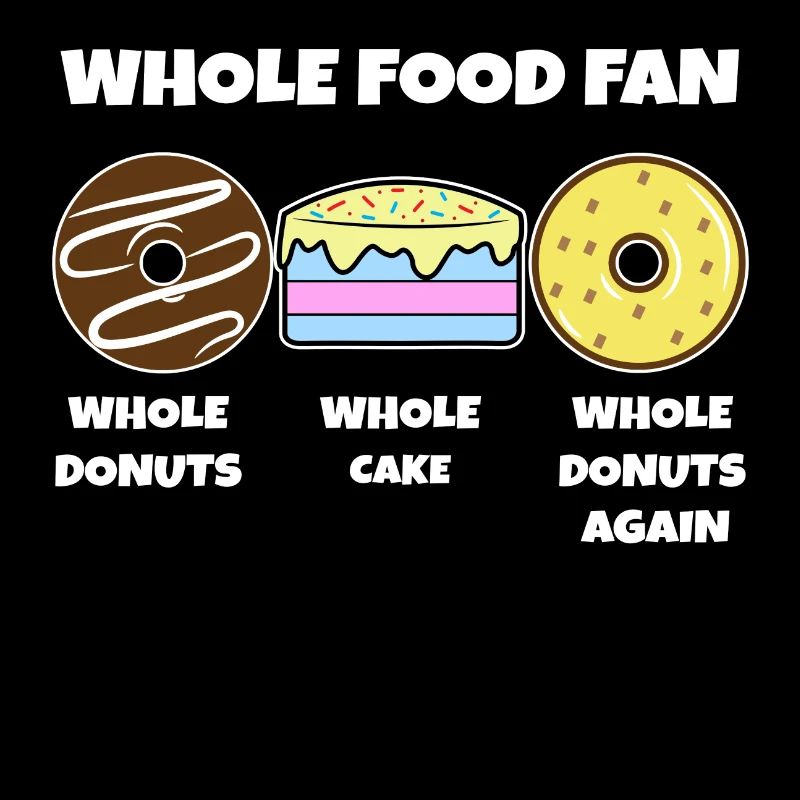 Delicious Snack Donut Cake Sweets Statement
