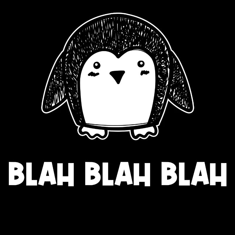Pinguin Kalt Spruch Tier Schnee Eis Vogel