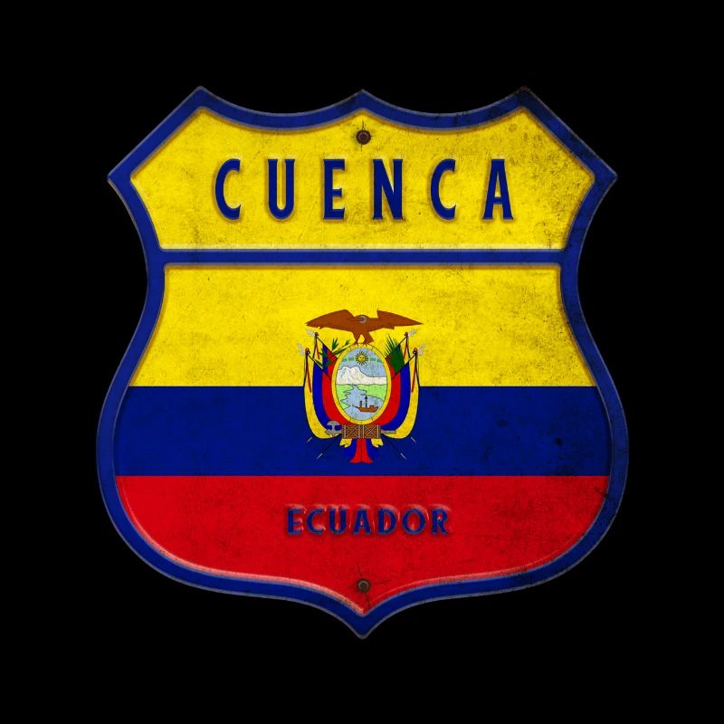 Cuenca Ecuador coat of arms flag design