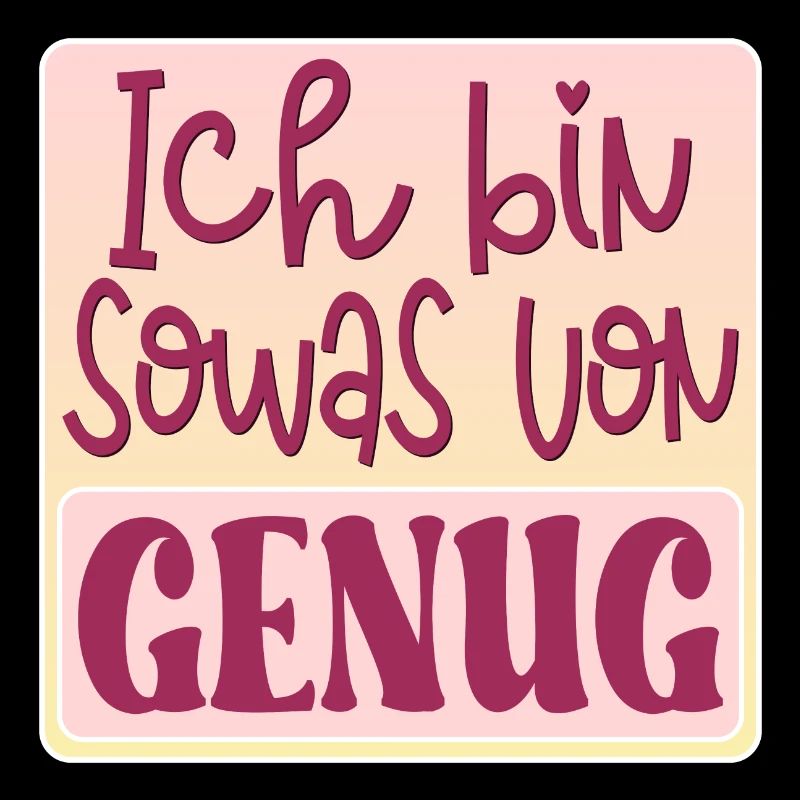 AFFIRMATION MINDSET - ICH BIN GENUG SPRUCH