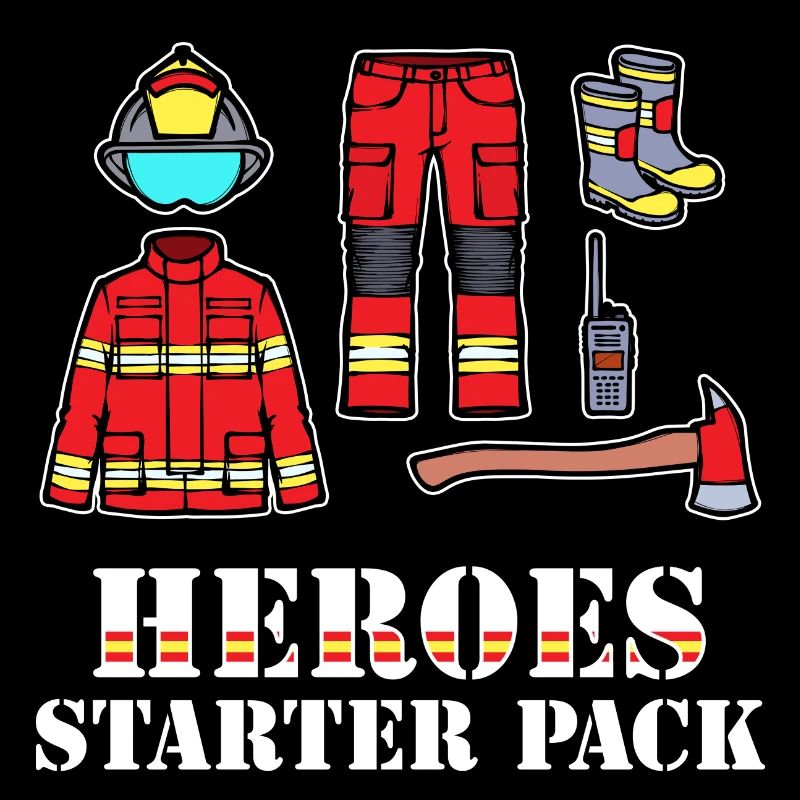 Firefighter Helmet Lifesaver Firefighter Statement