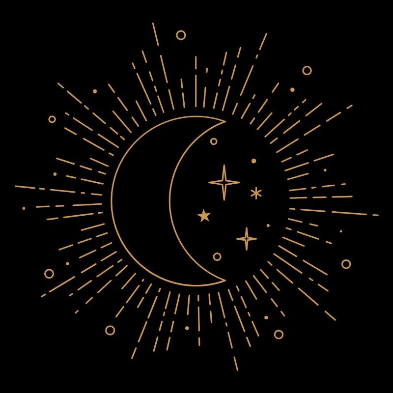 Moon Starry Sky