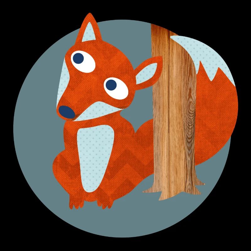 Fox Structure Woodland Nursery Pattern Comic